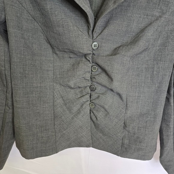 Componix Petite Cropped Blazer, Green, Women's Size 8P - Picture 4 of 10